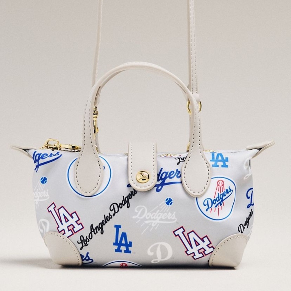 Stoney Clover Lane DODGER Baseball Pouchette Crossbody Bag. NWT SOLD OUT Anthro